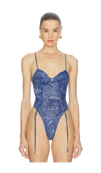 Diesel Bridget Denim Bodysuit | Thumbnail 2 Diesel Bridget Denim Bodysuit | Thumbnail 2