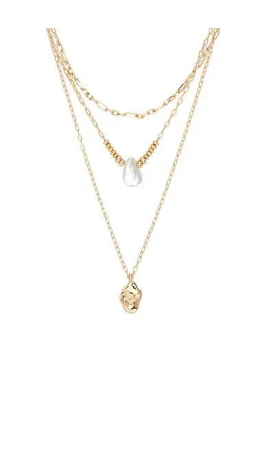 8 Other Reasons Layered Two Tone Necklace | Thumbnail 2 8 Other Reasons Layered Two Tone Necklace | Thumbnail 2