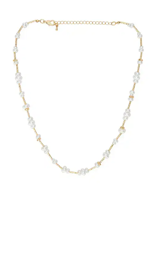 8 Other Reasons Two Tone Beaded Necklace
