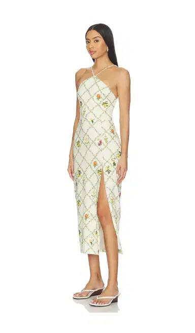 Amanda Uprichard Abby Midi Dress | Thumbnail 2