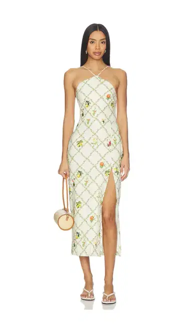 Amanda Uprichard Abby Midi Dress | Thumbnail 1