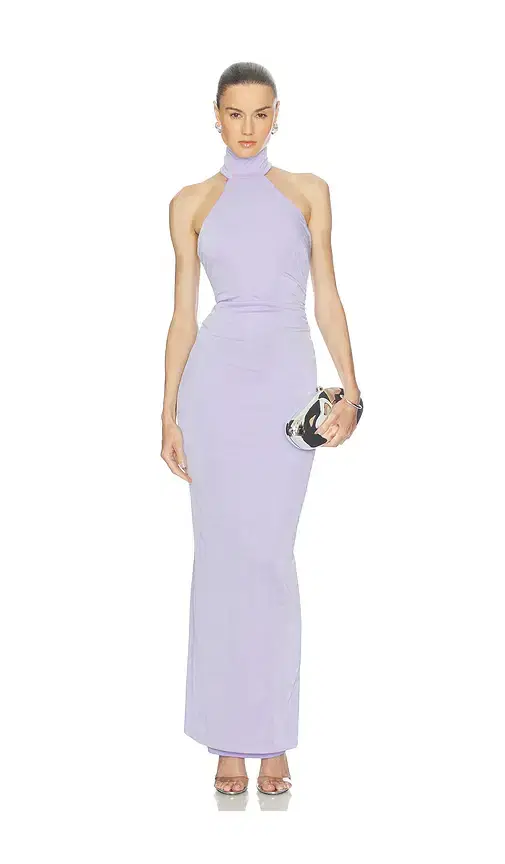 Crush Halter Gown