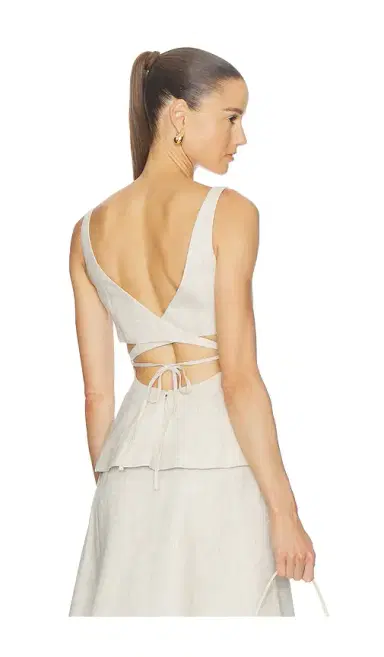 Camila Coelho Malena Linen Top | Thumbnail 1 Camila Coelho Malena Linen Top | Thumbnail 1