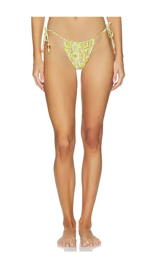 AFRM Cali Beaded Bikini Bottom
