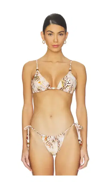 AFRM Capri Beaded Bikini Top | Thumbnail 1