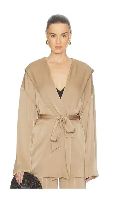 Atlein Hooded Wrap Jacket | Thumbnail 1 Atlein Hooded Wrap Jacket | Thumbnail 1