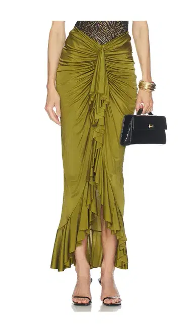 Atlein Ruffle Long Skirt | Thumbnail 1 Atlein Ruffle Long Skirt | Thumbnail 1
