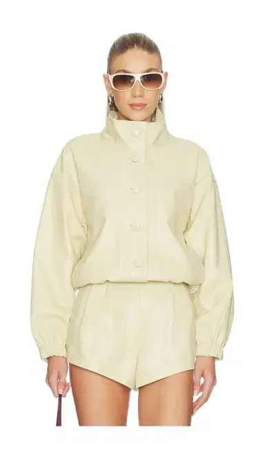 Dodiee Kate Leather Bomber | Thumbnail 2