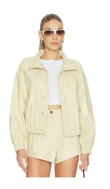 Dodiee Kate Leather Bomber | Thumbnail 1