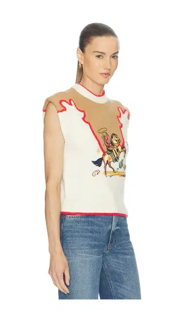 Never Fully Dressed Cowgirl Ro Knitted Tank | Thumbnail 2