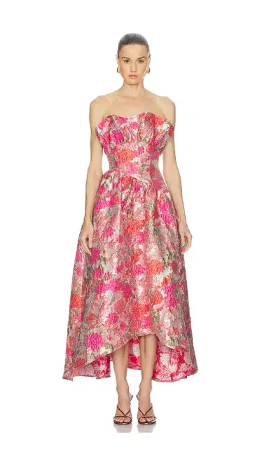 Elliatt Floralie Strapless Gown | Thumbnail 1