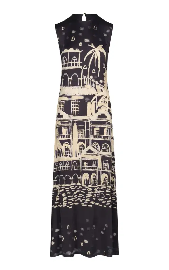 Cardinal Direction Maxi Dress