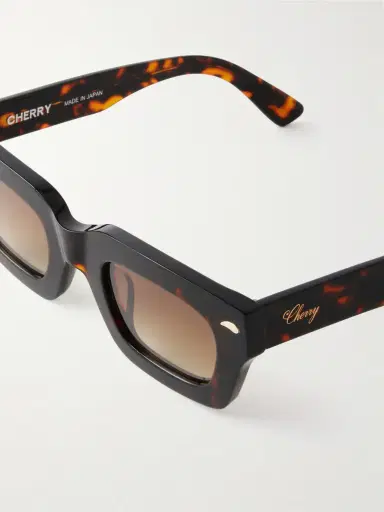 Cherry Los Angeles Swingers D-Frame Acetate Sunglasses - Men | Thumbnail 3