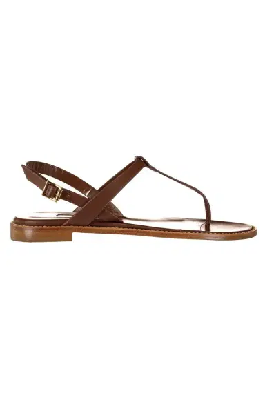 Manolo Blahnik Hata Sandal - Medium Brown | Thumbnail 1