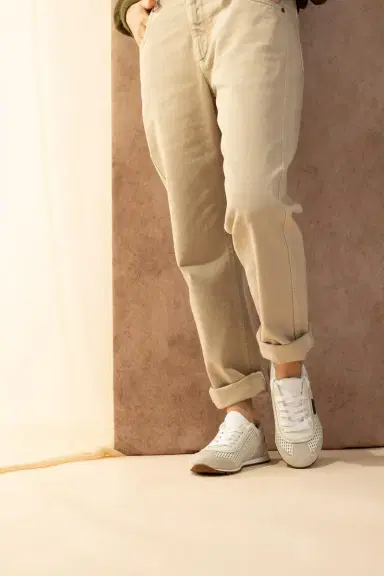 Brunello Cucinelli Shiny Tab Net Runners | Thumbnail 2