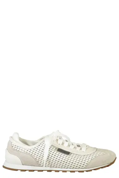 Brunello Cucinelli Shiny Tab Net Runners | Thumbnail 1