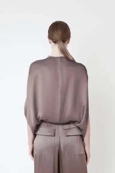 Lapointe Satin Cape Tee | Thumbnail 2