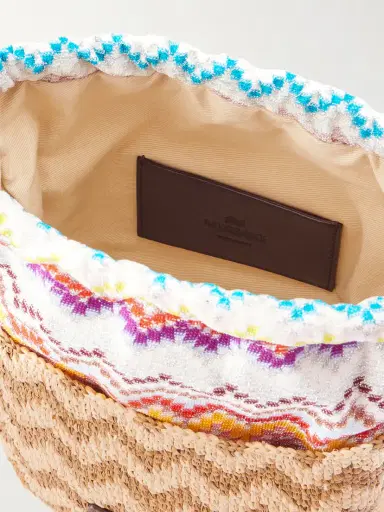 Missoni Small Striped Raffia Bucket Bag | Thumbnail 6