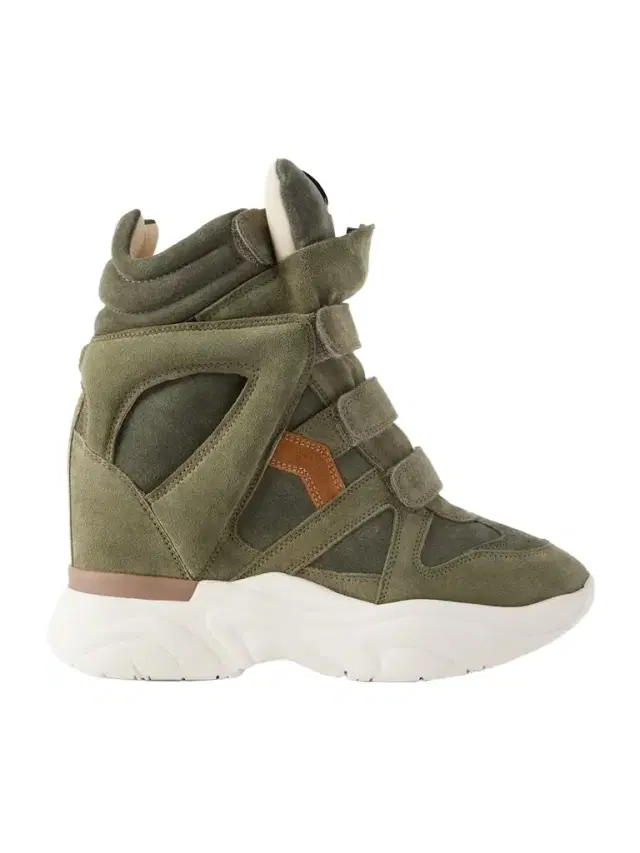Balskee Suede High-top Wedge Sneakers