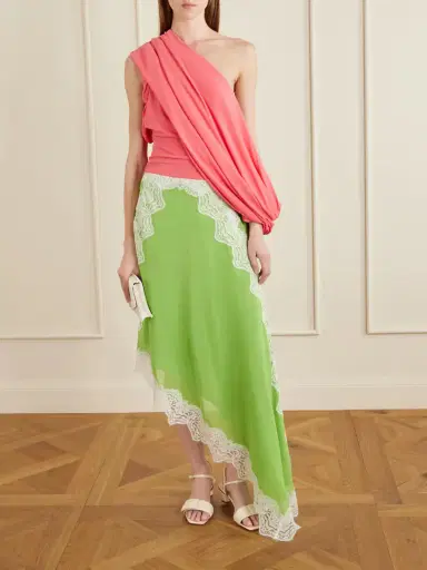 Christopher Esber Aiba One-shoulder Draped Jersey Top | Thumbnail 2