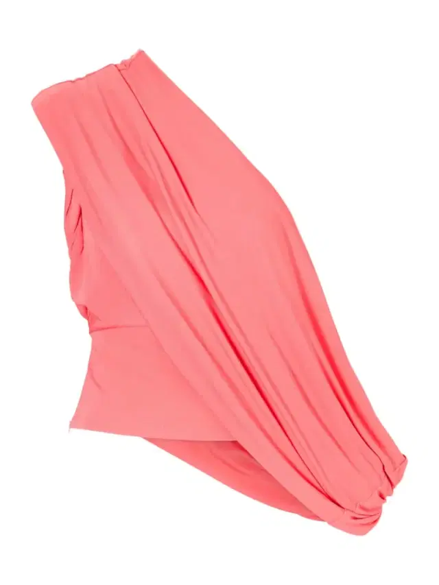 Aiba One-shoulder Draped Jersey Top