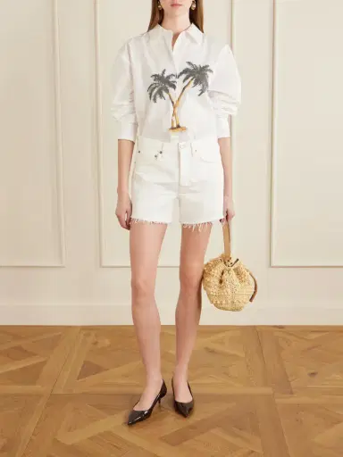 Christopher Esber Mirage Palm Printed Cotton-poplin Shirt | Thumbnail 2