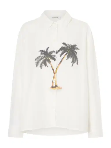 Christopher Esber Mirage Palm Printed Cotton-poplin Shirt | Thumbnail 1