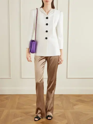Valentino Garavani Silk-shantung Blazer | Thumbnail 2