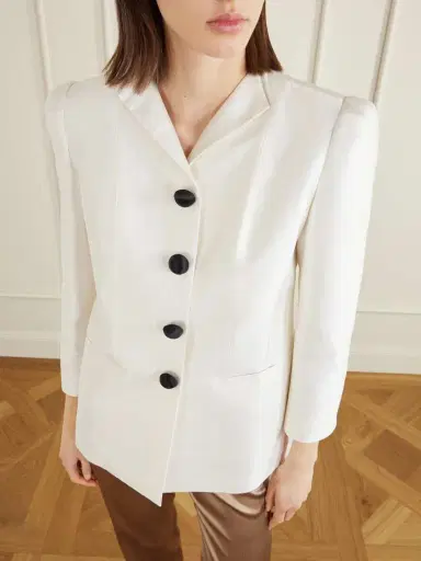 Valentino Garavani Silk-shantung Blazer | Thumbnail 4
