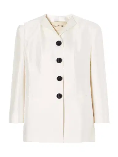 Valentino Garavani Silk-shantung Blazer | Thumbnail 1