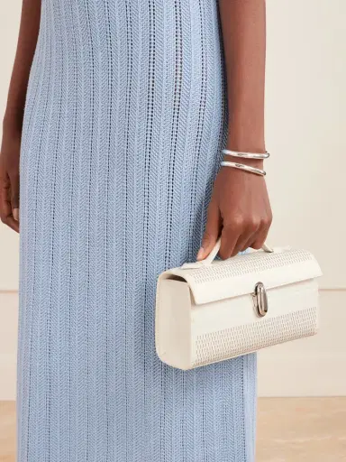 Savette Symmetry Laser-cut Leather Clutch | Thumbnail 2