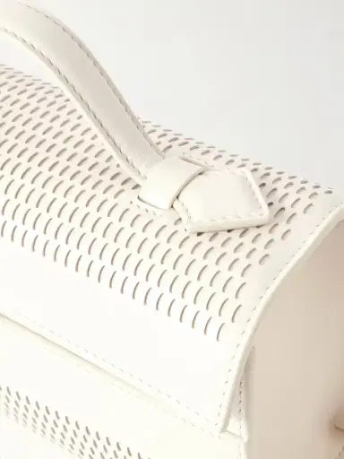 Savette Symmetry Laser-cut Leather Clutch | Thumbnail 5