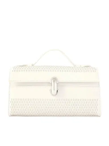 Savette Symmetry Laser-cut Leather Clutch | Thumbnail 1