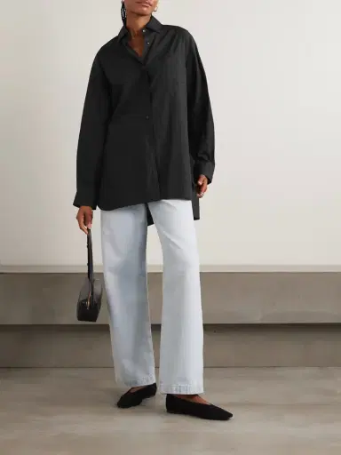 AGOLDE + Maria Mcmanus Oversized Organic Cotton-poplin Shirt | Thumbnail 2