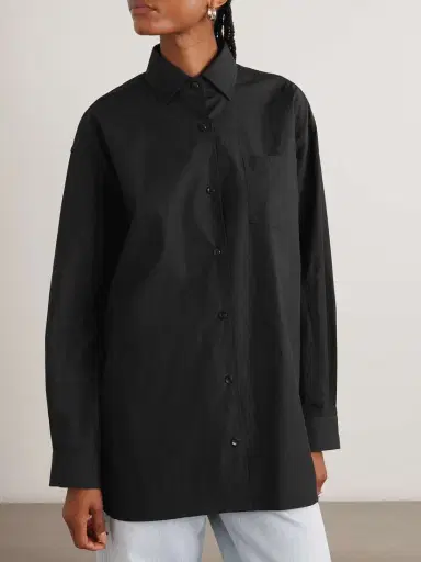 AGOLDE + Maria Mcmanus Oversized Organic Cotton-poplin Shirt | Thumbnail 3