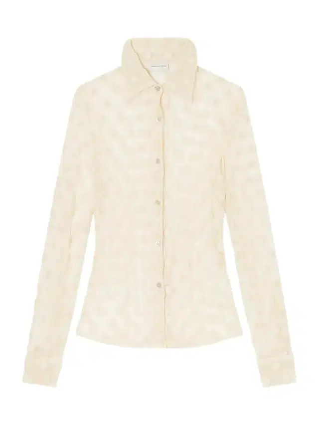 Polka-dot Cotton-blend Tulle Shirt
