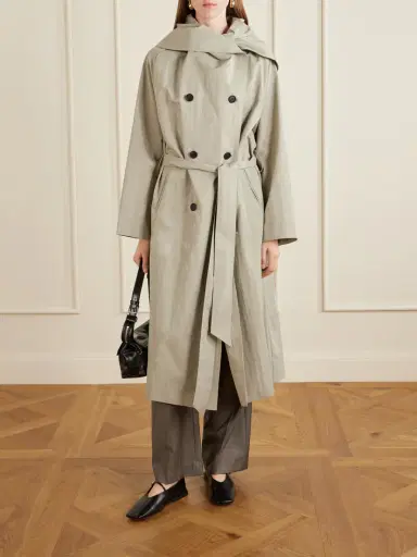 Kallmeyer Dorothy Double-breasted Belted Cotton-blend Trench Coat | Thumbnail 2 Kallmeyer Dorothy Double-breasted Belted Cotton-blend Trench Coat | Thumbnail 2