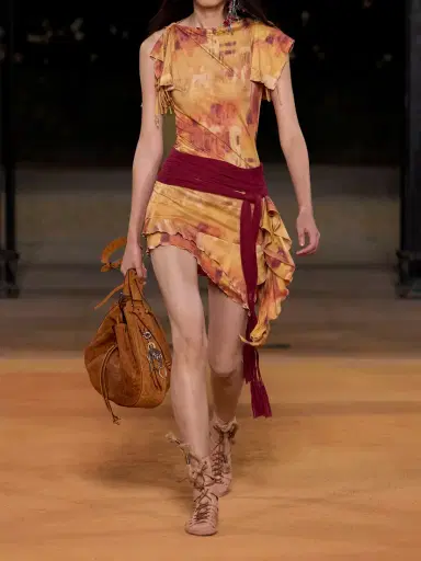 Isabel Marant Janick Draped Cotton-jersey Mini Dress | Thumbnail 6