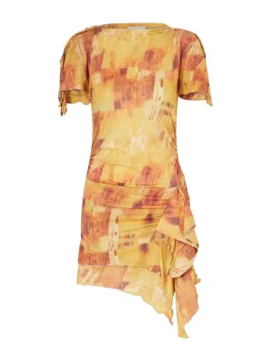Isabel Marant Janick Draped Cotton-jersey Mini Dress | Thumbnail 1