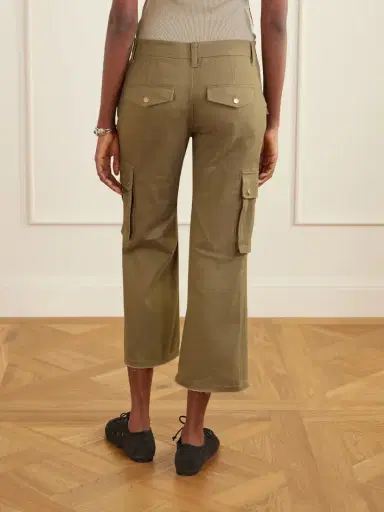 Isabel Marant Josine Organic Cotton-twill Wide-leg Cargo Pants | Thumbnail 4