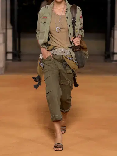 Isabel Marant Josine Organic Cotton-twill Wide-leg Cargo Pants | Thumbnail 6