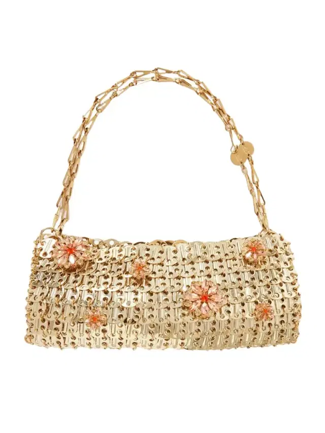 Rabanne Crystal-embellished Chainmail Shoulder Bag
