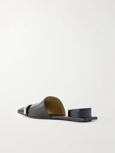 Tory Burch Pierced Embellished Leather Slip-ons | Thumbnail 3 Tory Burch Pierced Embellished Leather Slip-ons | Thumbnail 3