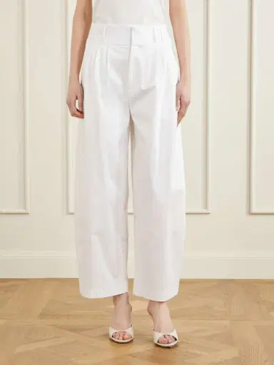 Altuzarra Wilson Pleated Cotton Wide-leg Pants | Thumbnail 3 Altuzarra Wilson Pleated Cotton Wide-leg Pants | Thumbnail 3