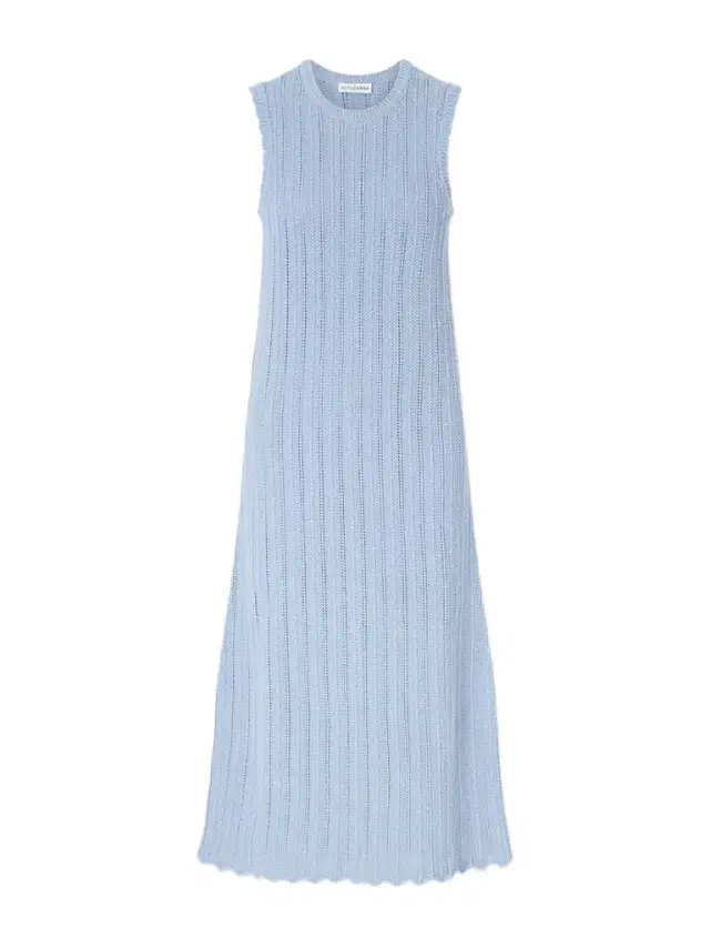 Altuzarra Sissi Scalloped Open-knit Organic Cotton Dress