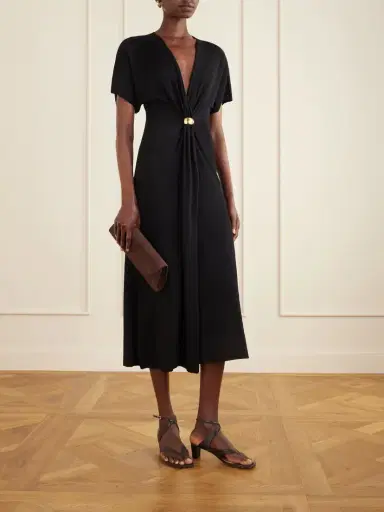 Altuzarra Rena Embellished Gathered Jersey Maxi Dress | Thumbnail 2