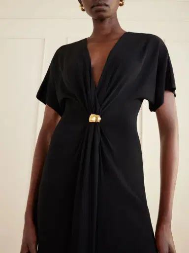 Altuzarra Rena Embellished Gathered Jersey Maxi Dress | Thumbnail 4