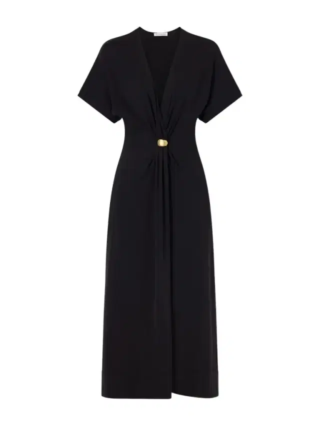 Altuzarra Rena Embellished Gathered Jersey Maxi Dress