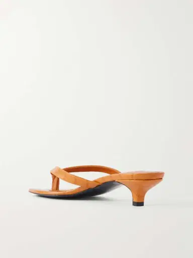 TOTEME Croc-effect Leather Sandals | Thumbnail 3 TOTEME Croc-effect Leather Sandals | Thumbnail 3
