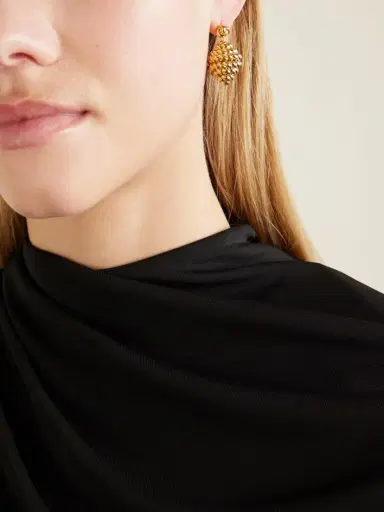 TOTEME Rope Gold-plated Earrings | Thumbnail 2 TOTEME Rope Gold-plated Earrings | Thumbnail 2
